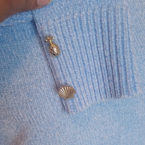 Lilly Pulitzer Blue Crewneck Sweater - Picture 2 of 3